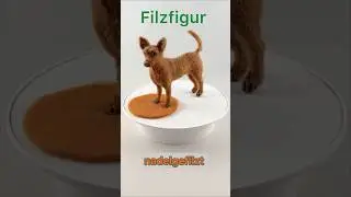 Hundeportrait aus Filz- deinen Hund filzen lassen aus nat&uuml;rlicher Wolle