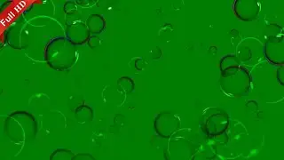 3D Moving Bubbles Green Screen Effect || Animation || Water Bubbles || Small Wonder Studio