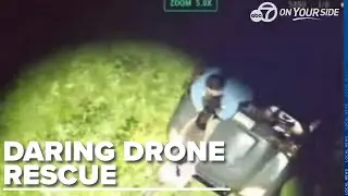 Dachshund's daring drone rescue from coyote's clutches goes viral