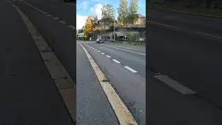 Oslo Norway, walking uphill