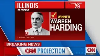 Election Night 1920: Warren Harding Vs James Cox