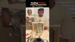Don&rsquo;t Check The Sound 😂 | Ranking Funniest Painting Expressive Moments 🎨😆 | #Painting  #Shorts