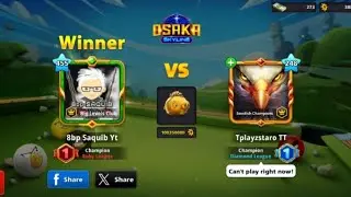 epic game play | 2m coin 1b chalange #8ballpool #8bp