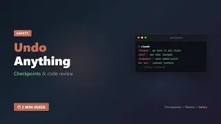 Claude Code — Checkpointing & Code Review: Undo Any AI Mistake