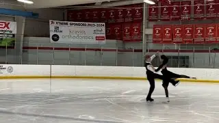 2024 Pre-gold Ice Dance Test (Virtual) - Starlight Waltz - Caitlin Kim