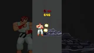 Crushing the car The Ultimate Smash!​#StreetFighter #Ryu #RetroGaming #ArcadeClassics #GamingShorts