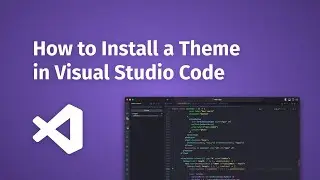 How to install a VS code Theme