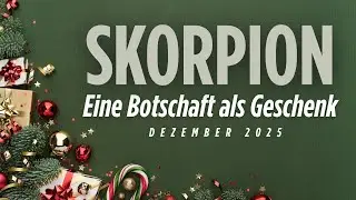 Dein Geschenk: Zeit, Antworten zu finden 🎁 SKORPION | Dezember 2025 #tarot #orakel