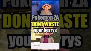 STOP Wasting Your Berries in Pokemon Legends ZA DLC 😤🍓#pokemon #pokemonlegendsza