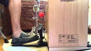 Cajon Bass Drum Demonstration | Schlagwerk Booster Box