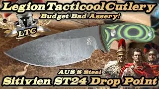 Sitivien ST24 Drop Point in AUS8 Steel