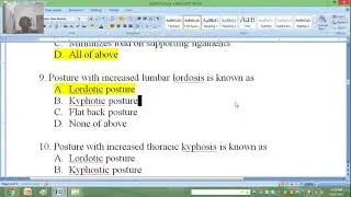 MCQ posture