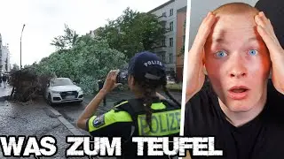 BAUM ZERDR&Uuml;CKT AUTOS!😳 Riesiger Einsatz in Berlin | MotoPeer reagiert