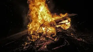 Mellow Out to this Soothing Rhythmic ASMR Beat | Fire Crackling, Pops and Sizzles #3