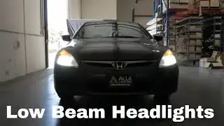 2003-2007 Honda Accord 9006 LED Headlight Low Beam Install & Change