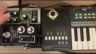 Metta Fuzz & Feed Demo w/ Circuit Bent Casio MT-18, Boss Space Echo RE-20