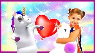 My Angel Unicorn Nursery Rhyme 🦄 | Sophie dancing with a Unicorn
