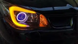 Subaru Wrx custom headlights