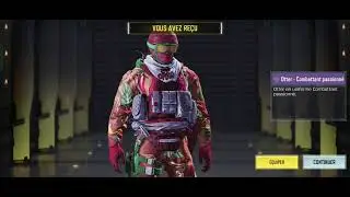 J'ai obtenu l'op&eacute;rateur Otter en uniforme Combattant passionn&eacute; | CODM