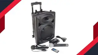 ⭐ Ibiza Port8VHF-N DJ PA Karaoke Anlage mobile PA-Box Lautsprecherbox