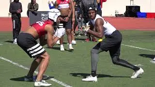 WR vs DB 1 on 1's Rivals Camp Series Los Angeles 2018