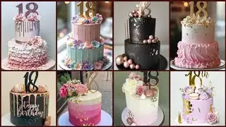 Best 18th Birthday Cake Design/ New Eighteen Birthday Cake Decoration