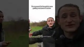 The MOMENT HS thought he was getting RUNDOWN in LONDON!! #hstikkytokky #london #shortsfeed #fyp