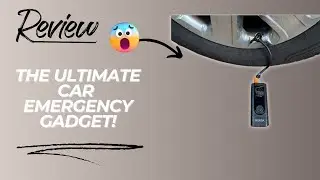The Ultimate Roadside Emergency Tool - Tire Inflator + Power Bank + Light - Review & Demo!