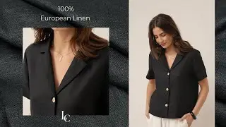 🖤 Timeless Ease! Linen Button-Up Shirt | Notched Collar, Short Sleeves & Boxy Fit