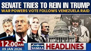 Senate Wants Trump&rsquo;s War Powers Curbed After Venezuela Raid | 12 AM Headlines