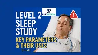 Level 2 Sleep Study: Key Parameters & Their Uses! ( Hindi ) #sleepapnea #sleepstudy #apnea