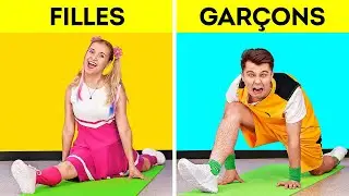 GYMNASTE PRO VS NOOB ! D&eacute;fi ACROBATIQUE IMPOSSIBLE ! D&eacute;fis Corporels par 123 GO! SCHOOL