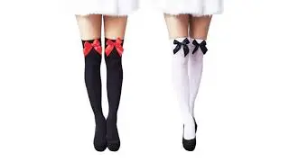 BEST SELLER Halloween Costume Reviews! Leg Avenue Women's Opaque Nylon Thigh High Stockings