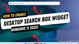 How to Enable Bing Search Bar on Desktop of Windows 11 - 25231