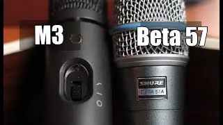 Rode M3 vs Shure Beta 57 (acoustic guitar) (pt.1)