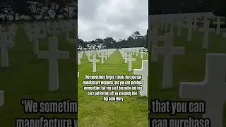 Normandy American Cemetery.  9,389 American heroes rest here for eternity.  #heroes #neverforget