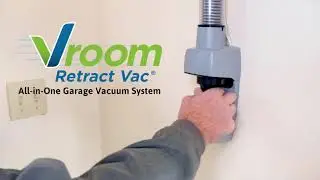 Vroom Retractable Central Vacuum Hose For The Garage