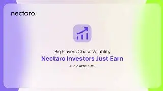 Big Players Chase Volatility. Nectaro Investors Just Earn.