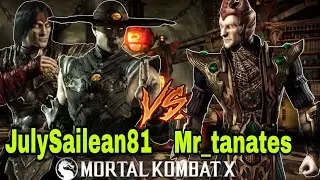 Mkx JulySailean81vs Mr_tanates LIU KANG / KUNG LAO vs SHINNOK Ft5 Mortal Kombat XL