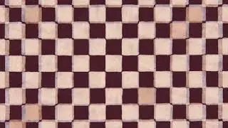 MCM Checkerboard Abstract Art Screensaver for Family Room TV | Illusion Art | No Music | 3 Hours