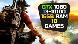 GTX 1080 + I3 10100 - 10th Gen i3 - Test In 10 Games