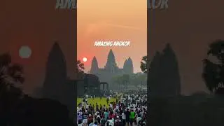 Amazing Angkor Wat Sunrise 🇰🇭 #travel #travelvlog #trip