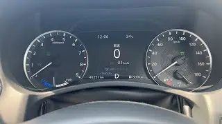 V37スカイライン　ハイブリッド　　後期型　フル加速　0-100