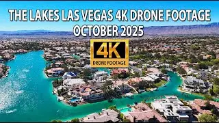 The Lakes Las Vegas 4K Drone Footage October 2025
