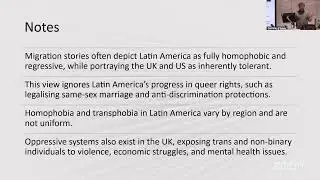 Trans and non-binary Latin American migrants in London