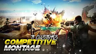 A COMPETITIVE MONTAGE | T1 CUSTOMS | PUBG MOBILE