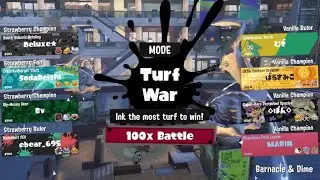 Splatoon 3 - Splatfest - 100x win for team strawberry