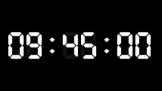 9 Hour 45 Minute Timer. 585 Minute Countdown Timer for Focus in Silence | NX