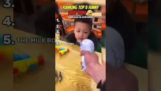Ranking top 5 funniest BABY CORE 🤣 #ranking #baby #funny