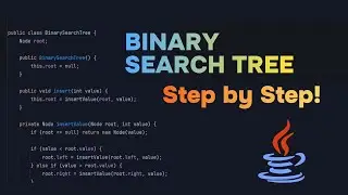 Бинарное Дерево Поиска (BST) - Реализация на Java - Пошаговое Руководство по Кодированию! 🌳🚀